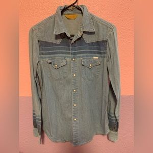Mother Denim Button Down Top M